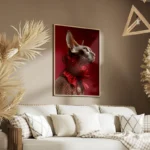 poster chat sphynx elegant salon.webp