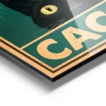poster chats curieux aluminium.webp
