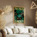 poster chats curieux salon.webp
