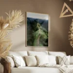 poster chemin d herbe verdoyante salon.webp