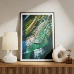 poster chemin de fer en bord de mer meuble.webp