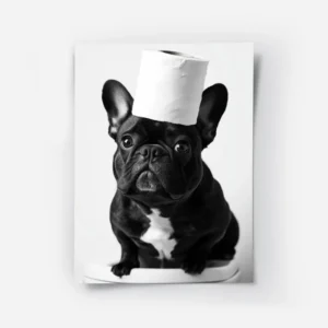 poster chien francais drole.webp