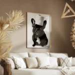 poster chien francais drole salon.webp