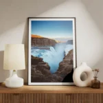 poster chute d eau majestueuse meuble.webp