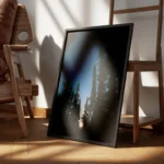 poster ciel etoile sous les arbres encadre.webp