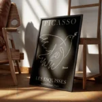 poster colombe picasso minimaliste encadre.webp