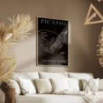 poster colombe picasso minimaliste salon.webp