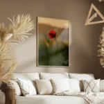 poster coquelicot rouge salon.webp
