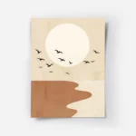 poster coucher de soleil minimaliste.webp