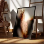 poster coucher de soleil sur herbe haute encadre.webp