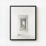 poster couloir infini avec cadre.webp