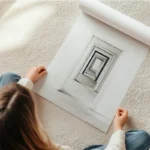 poster couloir infini en rouleau.webp