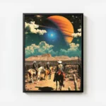 poster cowboys sous une planete geante avec cadre.webp