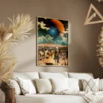 poster cowboys sous une planete geante salon.webp