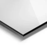 poster cube rubik noir et blanc aluminium.webp