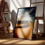 poster desert dore encadre.webp