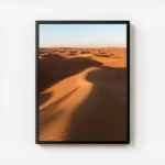 poster desert oasis sable avec cadre.webp
