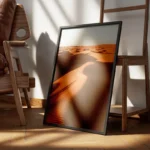 poster desert oasis sable encadre.webp