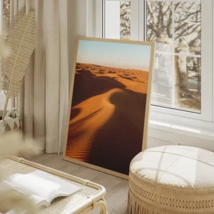 poster desert oasis sable salon beige.webp