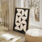 poster design bauhaus 1919 salon beige.webp