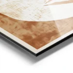poster design geometrique beige et blanc aluminium.webp