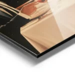 poster diner spatial vintage aluminium.webp