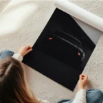 poster dodge noire sombre en rouleau.webp