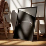 poster dodge noire sombre encadre.webp