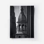 poster dome architectural noir et blanc.webp