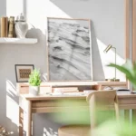 poster dune en noir et blanc bureau.webp