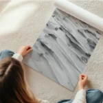 poster dune en noir et blanc en rouleau.webp