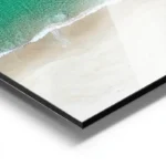 poster eau turquoise aluminium.webp