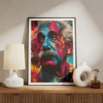 poster einstein street art meuble.webp