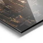 poster empire state building nuageux aluminium.webp