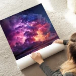 poster eruption volcanique coloree au sol.webp