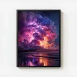 poster eruption volcanique coloree avec cadre.webp