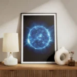 poster etoile geante bleue meuble.webp