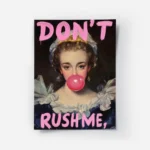 poster femme avec chewing gum.webp