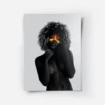 poster femme peinture orange.webp