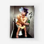 poster femme stylee toilettes modernes.webp