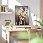 poster femme stylee toilettes modernes bureau.webp