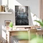 poster ferrari noire bureau.webp