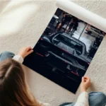 poster ferrari noire new york en rouleau.webp