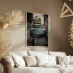 poster ferrari noire salon.webp