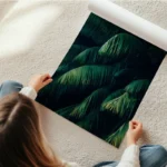 poster feuillage de palmier vert en rouleau.webp