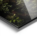 poster feuillage tropical aluminium.webp