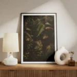 poster feuillage tropical meuble.webp