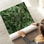 poster feuillage vert texture au sol.webp