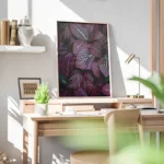 poster feuilles colorees bureau.webp