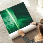 poster feuilles de bananier vertes au sol.webp